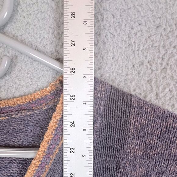 SIGRID OLSEN WOMENS CARDIGAN PURPLE GREEN SIZE L - Picture 7 of 10